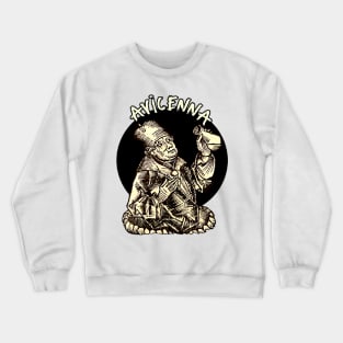 Ibn Sīnā or Avicenna physician, his theory of duality the separate body and mind Crewneck Sweatshirt